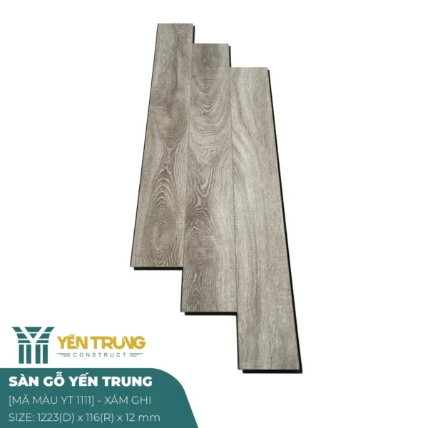 Sàn gỗ YT 1111 (Xám Ghi)
