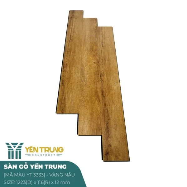 Sàn gỗ YT 3333 (Vàng Nâu)