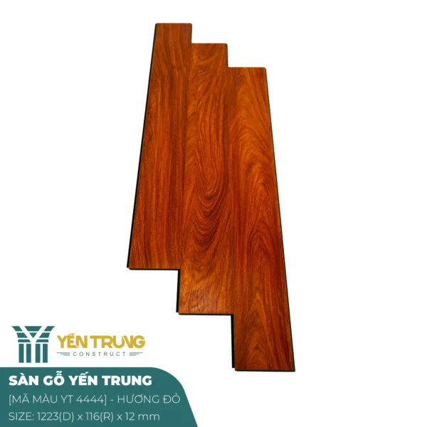 Sàn gỗ YT 4444 (gỗ hương đỏ)