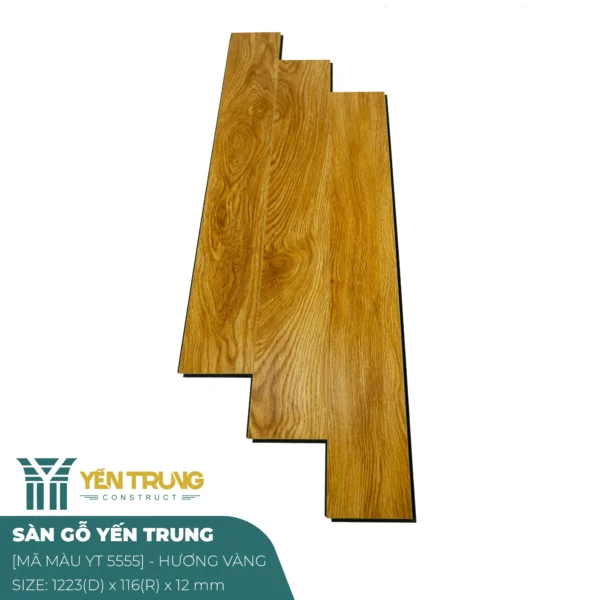 Sàn gỗ YT 5555 (gỗ hương vàng)