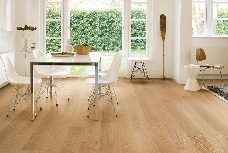 Cách phối sàn gỗ màu vàng be