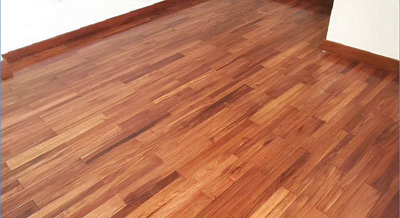 Mẫu sàn gỗ hương đỏ ghép thanh FJL