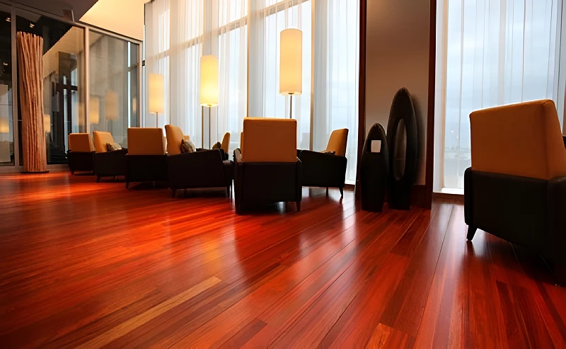 Mẫu sàn gỗ hương đỏ đẹp