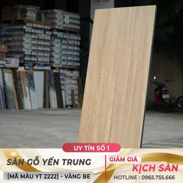 sàn gỗ vàng be