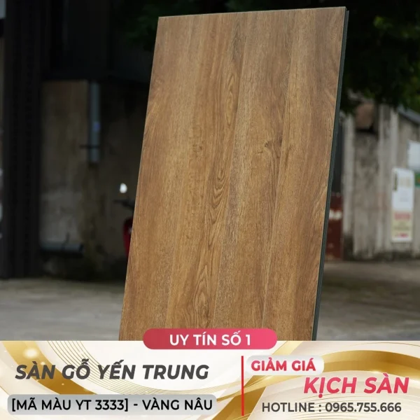 sàn gỗ vàng nâu