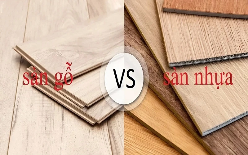 So sánh sàn gỗ và sàn nhựa