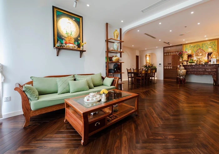 Sàn gỗ tự nhiên cao cấp và sang trọng