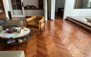 Sàng gỗ tự nhiên đẹp tại Ninh Bình