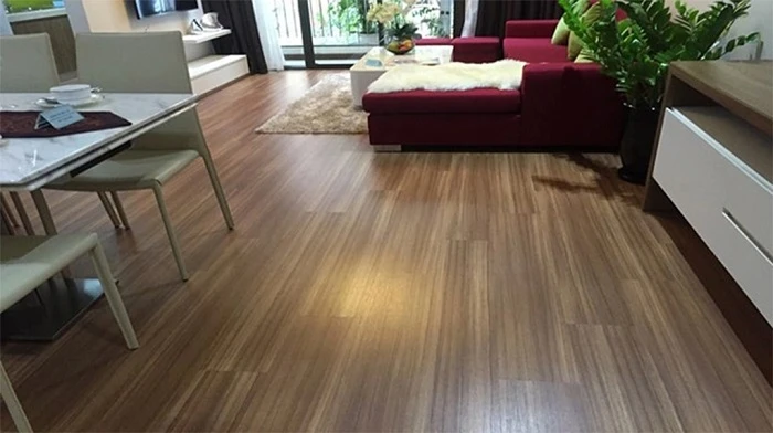 Sàn nhựa giả gỗ có khả năng chống nước cao