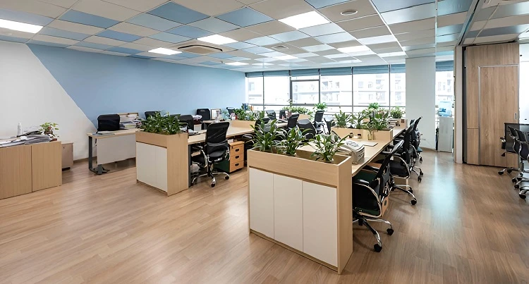 Ứng dụng của sàn gỗ công nghiệp trong phòng làm việc