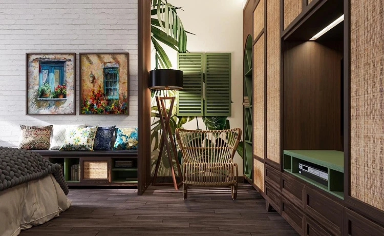 Cách chọn sàn gỗ với phong cách Indochine