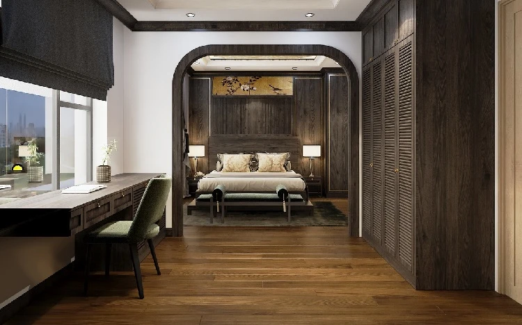 Đặc trưng của sàn gỗ mang phong cách Indochine