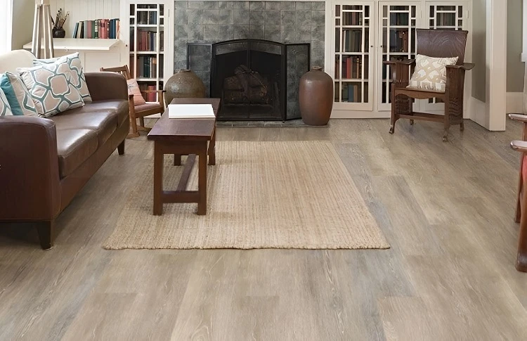 Mẫu sàn gỗ ấm cúng cho khu vực phòng khách