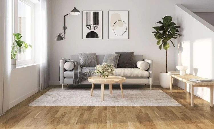 So sánh sàn gỗ và gạch men về tính thẩm mỹ