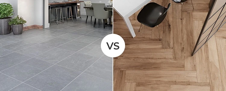 Tổng quan về đặc điểm cơ bản của sàn gỗ và sàn gạch